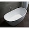 Castello Usa 64" L, 33.46" W, White, Solid Surface CB-GM-8016 - alternate 4